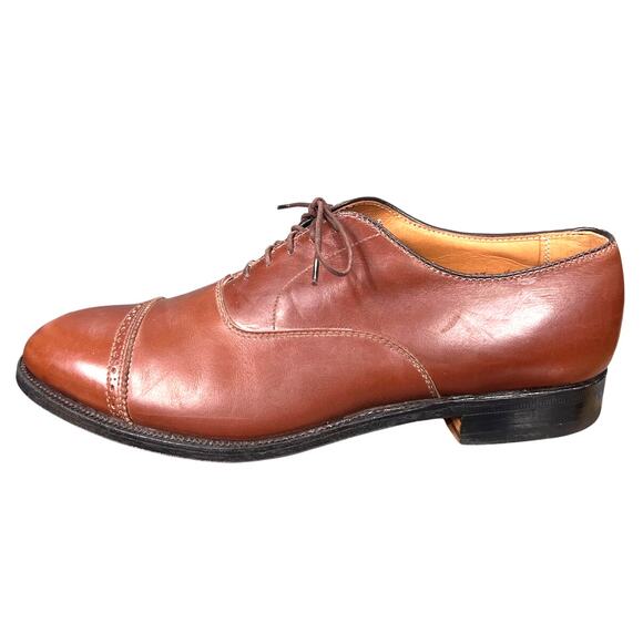 Alden Men\'s 900 Brown Leather Lace Up Cap Toe Oxfords Size US 9 D main image 8